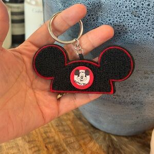 Mickey Mouse Club Style Keychain Mouse Ears